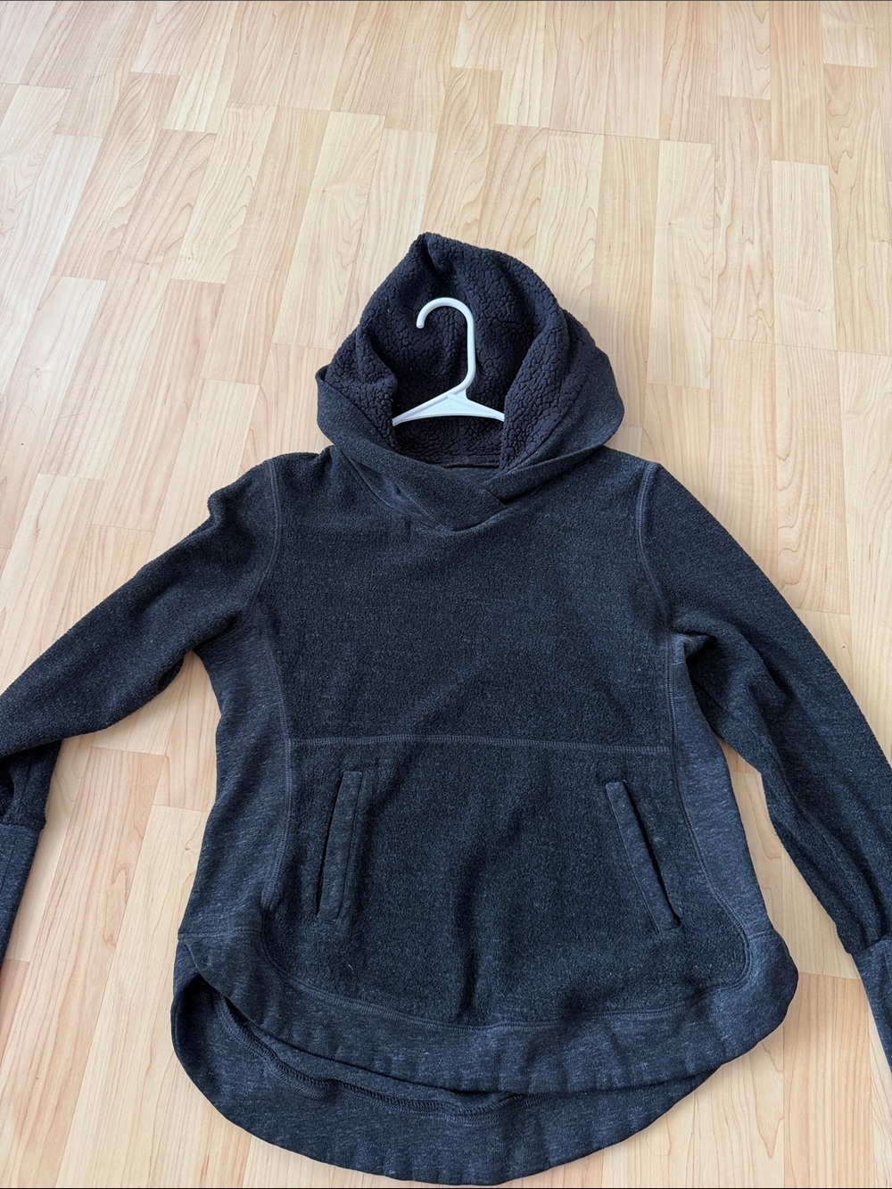 Alo Black Hooded Women’s Sweatshirt Pullover XSM
